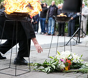 Okupacijų ir genocido aukų pagerbimo ceremonija