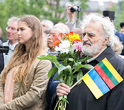 Okupacijų ir genocido aukų pagerbimo ceremonija