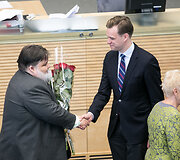 Andrius Navickas ir Gabrielius Landsbergis