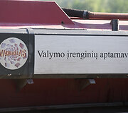Patikrinimas prie nuotekų valyklos