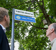 Tibeto skvero lentelės atidengimas