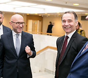 Ministro Pimininko ir  &bdquo;Orlen&ldquo; generalinio direktoriaus susitikimas