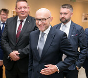 Ministro Pimininko ir  &bdquo;Orlen&ldquo; generalinio direktoriaus susitikimas