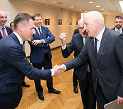 Ministro Pimininko ir  &bdquo;Orlen&ldquo; generalinio direktoriaus susitikimas