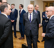 Ministro Pimininko ir  &bdquo;Orlen&ldquo; generalinio direktoriaus susitikimas