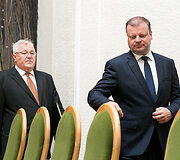 Ministro Pimininko ir  &bdquo;Orlen&ldquo; generalinio direktoriaus susitikimas