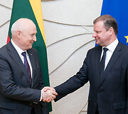 Ministro Pimininko ir  &bdquo;Orlen&ldquo; generalinio direktoriaus susitikimas