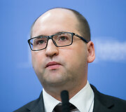 Spaudos konferencijos akimirka