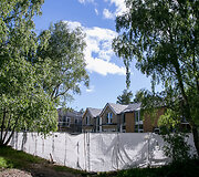 Rekonstruojamas pastatas Nidoje