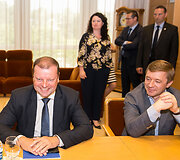 Saulius Skvernelis ir Ramūnas Karbauskis