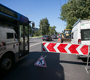 Vandentiekio avarija Kalvarijų gatvėje