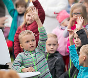 Saugaus eismo pamoka vaikams Ozo parke