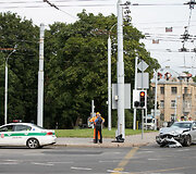 Autoįvykis &Scaron;vitrigailos ir J.Basanavičiaus gatvių sankryžoje