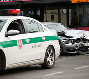 Autoįvykis &Scaron;vitrigailos ir J.Basanavičiaus gatvių sankryžoje