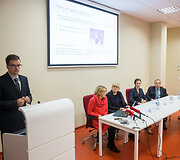 Spaudos konferencijos akimirka