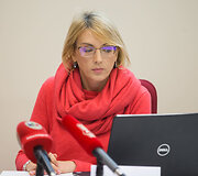 Spaudos konferencijos akimirka