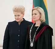 Dalia Grybauskaitė ir Eglė Venckienė