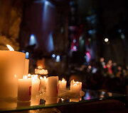 Paramos koncerto &bdquo;Degu kaip žvakė&ldquo; akimirka