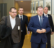 Vytautas Kasiulevičius ir Saulius Skvernelis