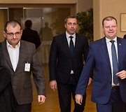 Vytautas Kasiulevičius ir Saulius Skvernelis