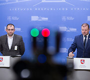 Vytautas Kasiulevičius ir Saulius Skvernelis