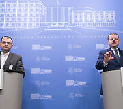 Vytautas Kasiulevičius ir Saulius Skvernelis