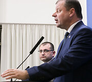 Vytautas Kasiulevičius ir Saulius Skvernelis