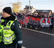 &bdquo;Lietuvos ryto&ldquo; fanų eisena Kaune