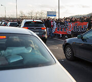&bdquo;Lietuvos ryto&ldquo; fanų eisena Kaune