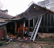 Vilniaus Gynėjų gatvėje degė namas