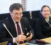 Savižudybių ir smurto prevencijos komisijos posėdžio akimirka