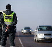 Rytinio policijos reido akimirka