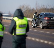 Rytinio policijos reido akimirka