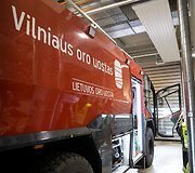 Naujasis Vilniaus oro uosto ugniagesių automobilis