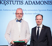 Lietuvos medikų apdovanojimų ceremonijos akimirka