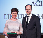 Lietuvos medikų apdovanojimų ceremonijos akimirka