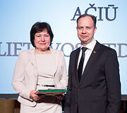 Lietuvos medikų apdovanojimų ceremonijos akimirka