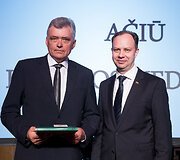 Lietuvos medikų apdovanojimų ceremonijos akimirka