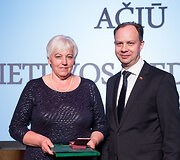 Lietuvos medikų apdovanojimų ceremonijos akimirka