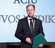 Lietuvos medikų apdovanojimų ceremonijos akimirka