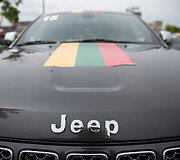 Daugiausiai JEEP automobolių papuo&scaron;tų Lietuvos atributika