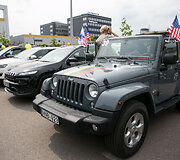 Daugiausiai JEEP automobolių papuo&scaron;tų Lietuvos atributika