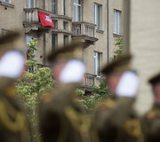 Valstybinės vėliavos pakėlimo ceremonija