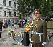 Okupacijos, genocido ir sovietmečio represijų aukų pagerbimo ceremonija
