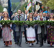 Okupacijos, genocido ir sovietmečio represijų aukų pagerbimo ceremonija