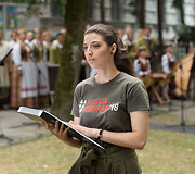 Okupacijos, genocido ir sovietmečio represijų aukų pagerbimo ceremonija