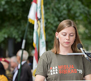 Okupacijos, genocido ir sovietmečio represijų aukų pagerbimo ceremonija
