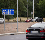 Sutvarkyta Žalgirio ir Geležinio vilko gatvių sankryža