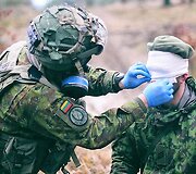  Algirdo bataliono kariai pratybose &bdquo;Jungtinis ryžtas XI&ldquo;