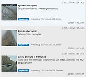 Puslapyje &bdquo;Tvarkau Vilnių&ldquo; užfiksuoti prane&scaron;imai dėl nei&scaron;valytos nuo sniego Architektų g. Lazdynuose